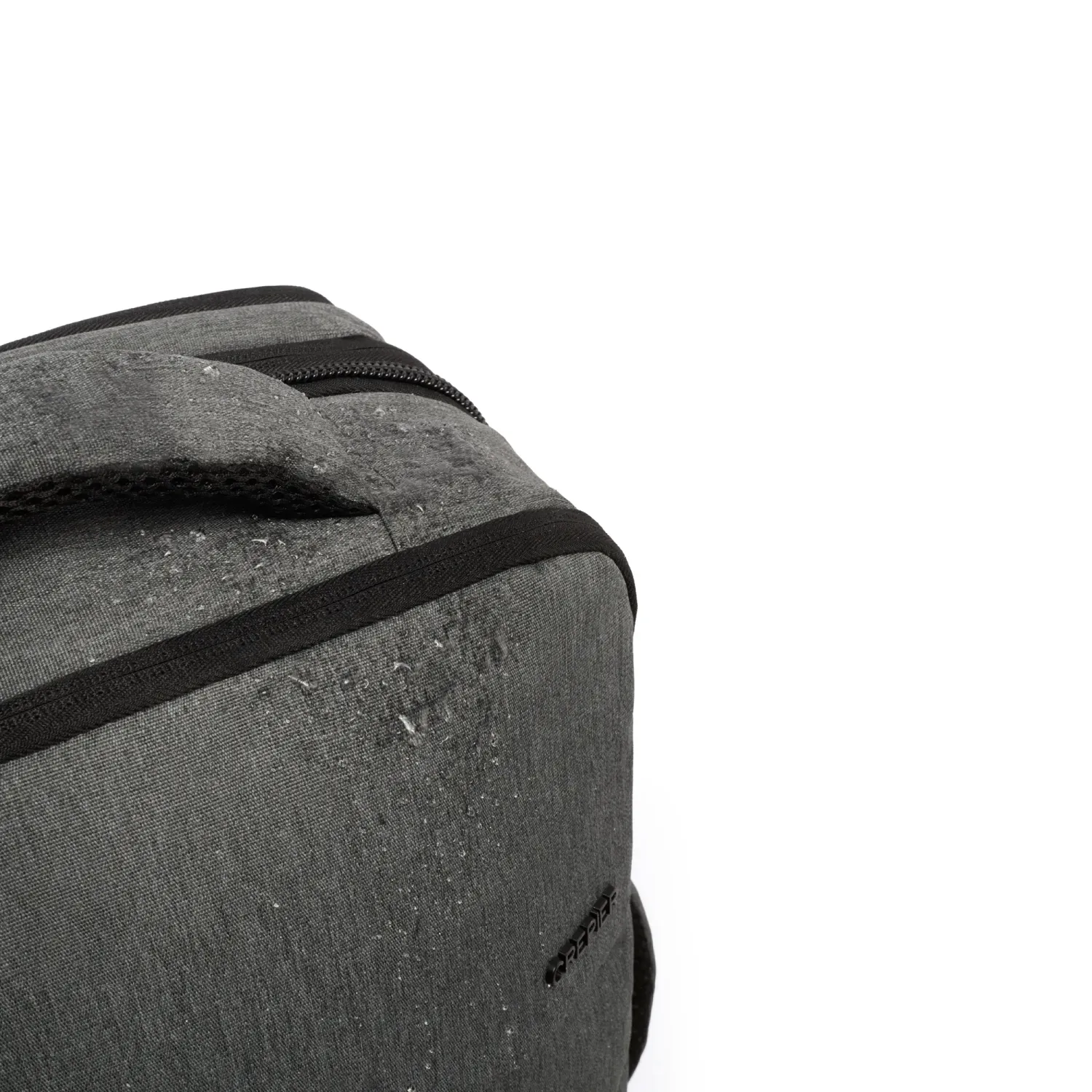 Mochila Crepier Viajera Unisex Preston 3.0 Grande color gris jaspeado | Platanitos