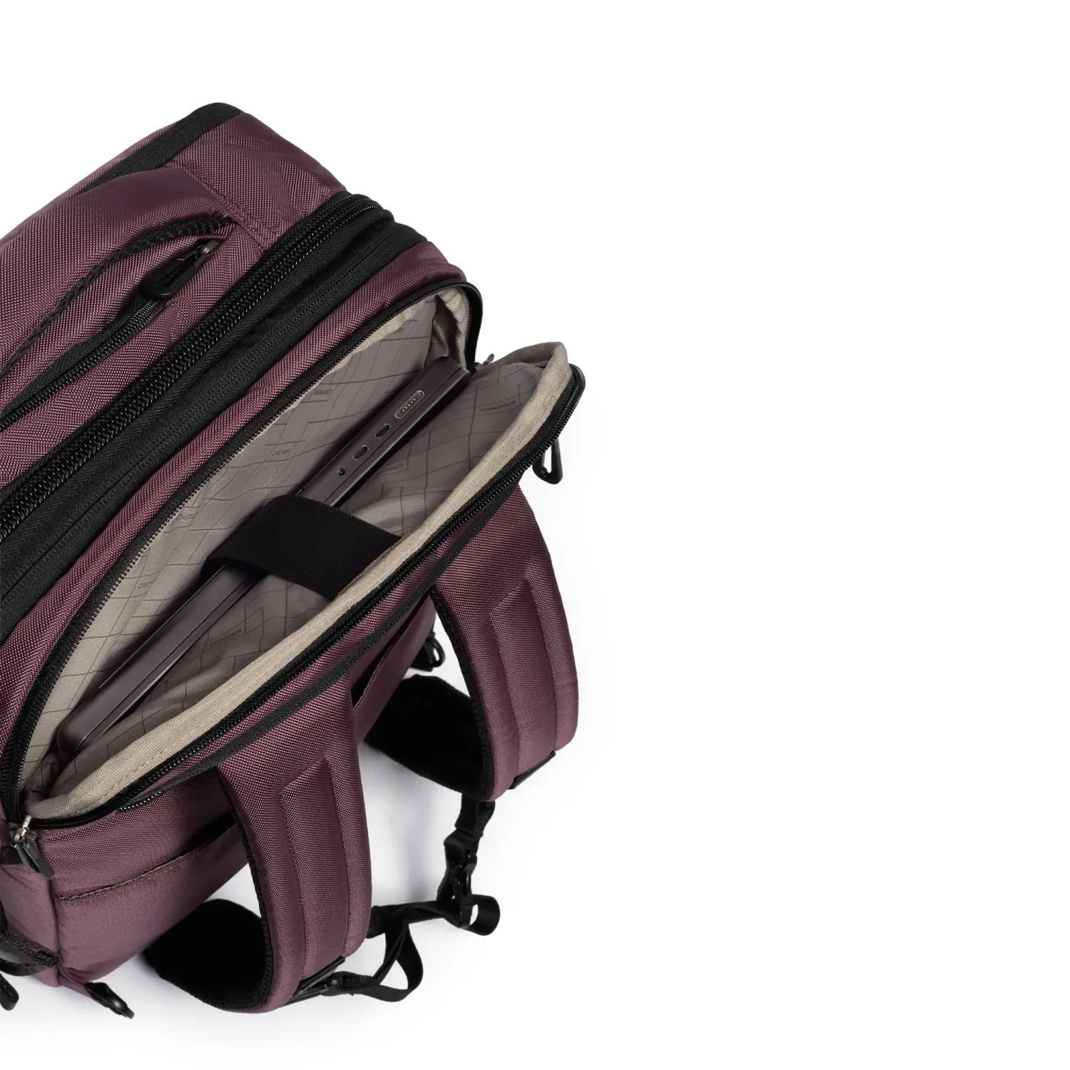 CREPIER Mochila Crepier Viajera Unisex Preston 3.0 Grande color dark cherry | Platanitos