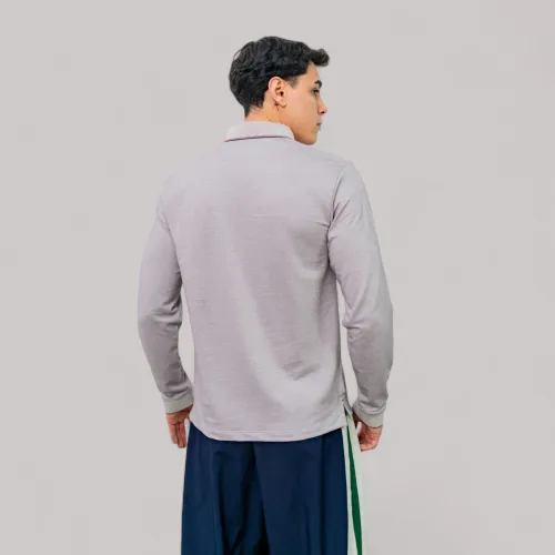 AVANT GARDE Polo Basico Hombre Cuello Box Manga Larga