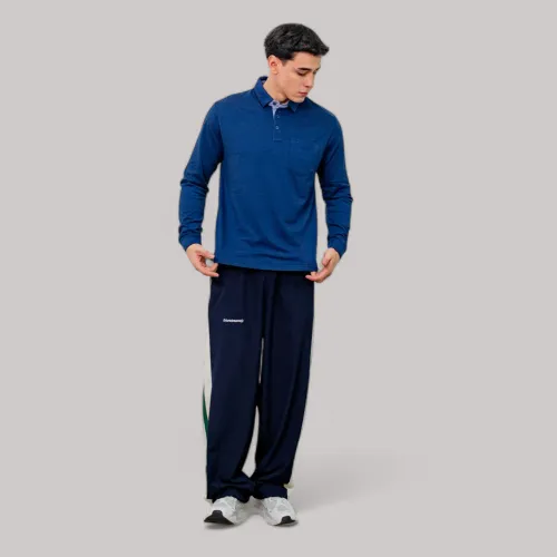 AVANT GARDE Polo Basico Hombre Cuello Box Manga Larga