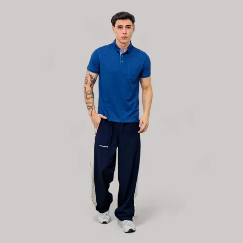 AVANT GARDE Polo Basico Hombre Cuello Box Manga Corta
