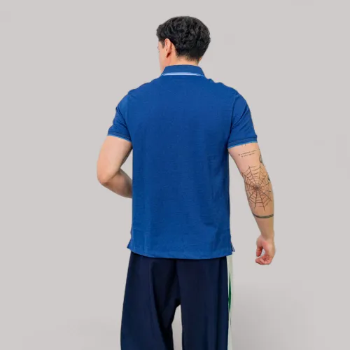 AVANT GARDE Polo Basico Hombre Cuello Box Manga Corta