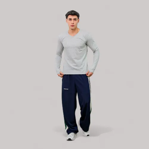 AVANT GARDE Polo Basico Hombre Cuello V Manga Larga