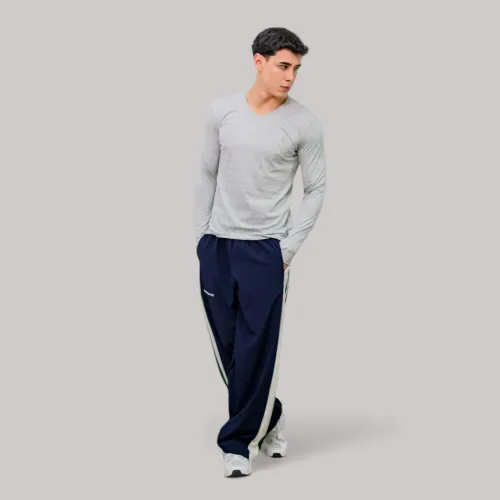 AVANT GARDE Polo Basico Hombre Cuello V Manga Larga