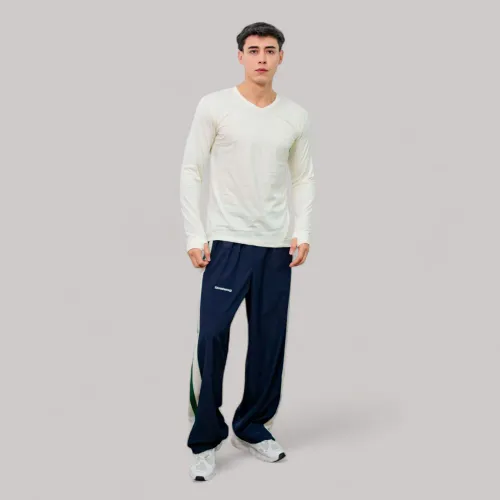 AVANT GARDE Polo Basico Hombre Cuello V Manga Larga