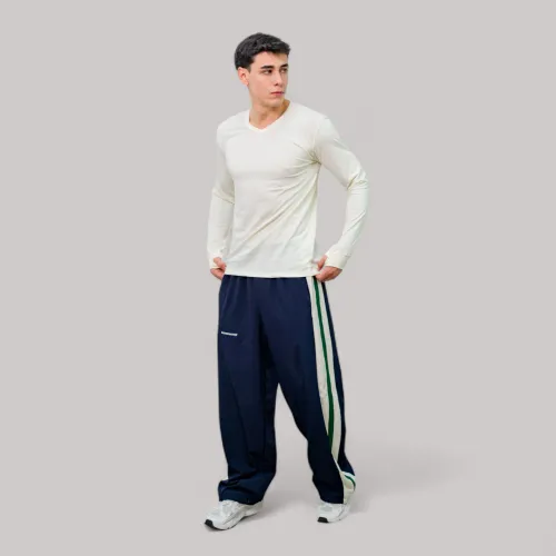 AVANT GARDE Polo Basico Hombre Cuello V Manga Larga