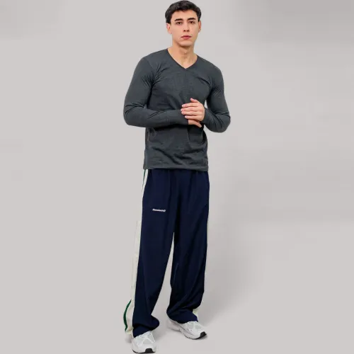 AVANT GARDE Polo Basico Hombre Cuello V Manga Larga