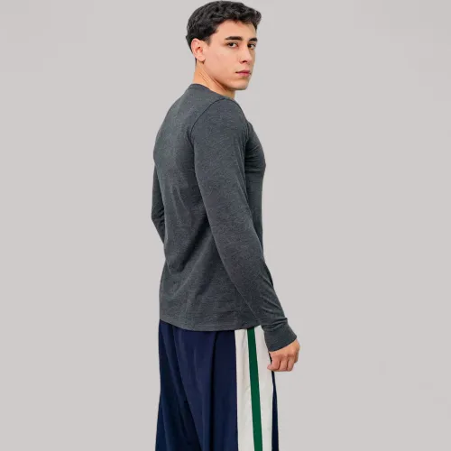 AVANT GARDE Polo Basico Hombre Cuello V Manga Larga