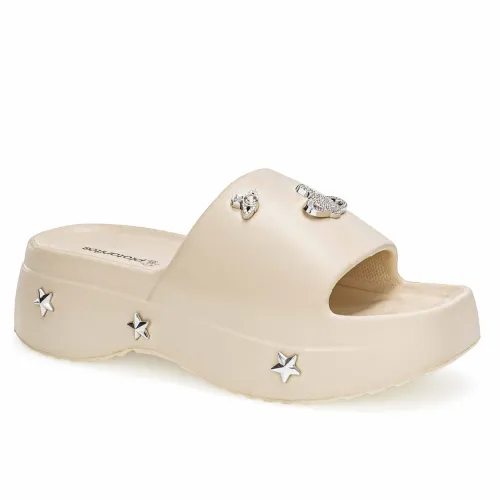 Platanitos Beige de Mujer modelo Sandalia Dama Spv Queen beiges sintéticos mujer 2025061813420004185 Sintético Sintético