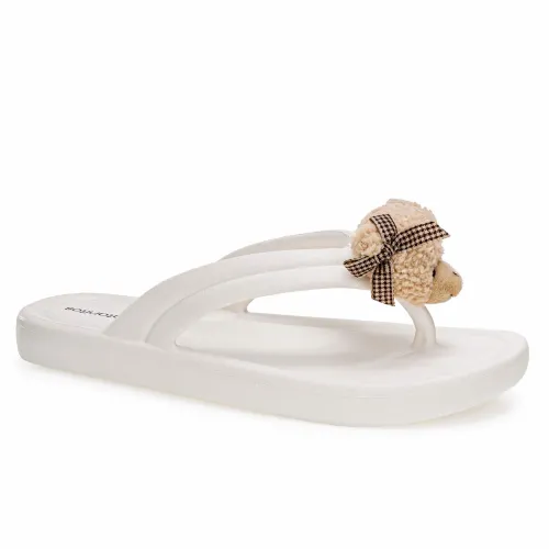 Platanitos Blanco de Mujer modelo Sandalia Dama Spv Teddy blancos sintéticos mujer 2025061813420004230 Sintético Sintético