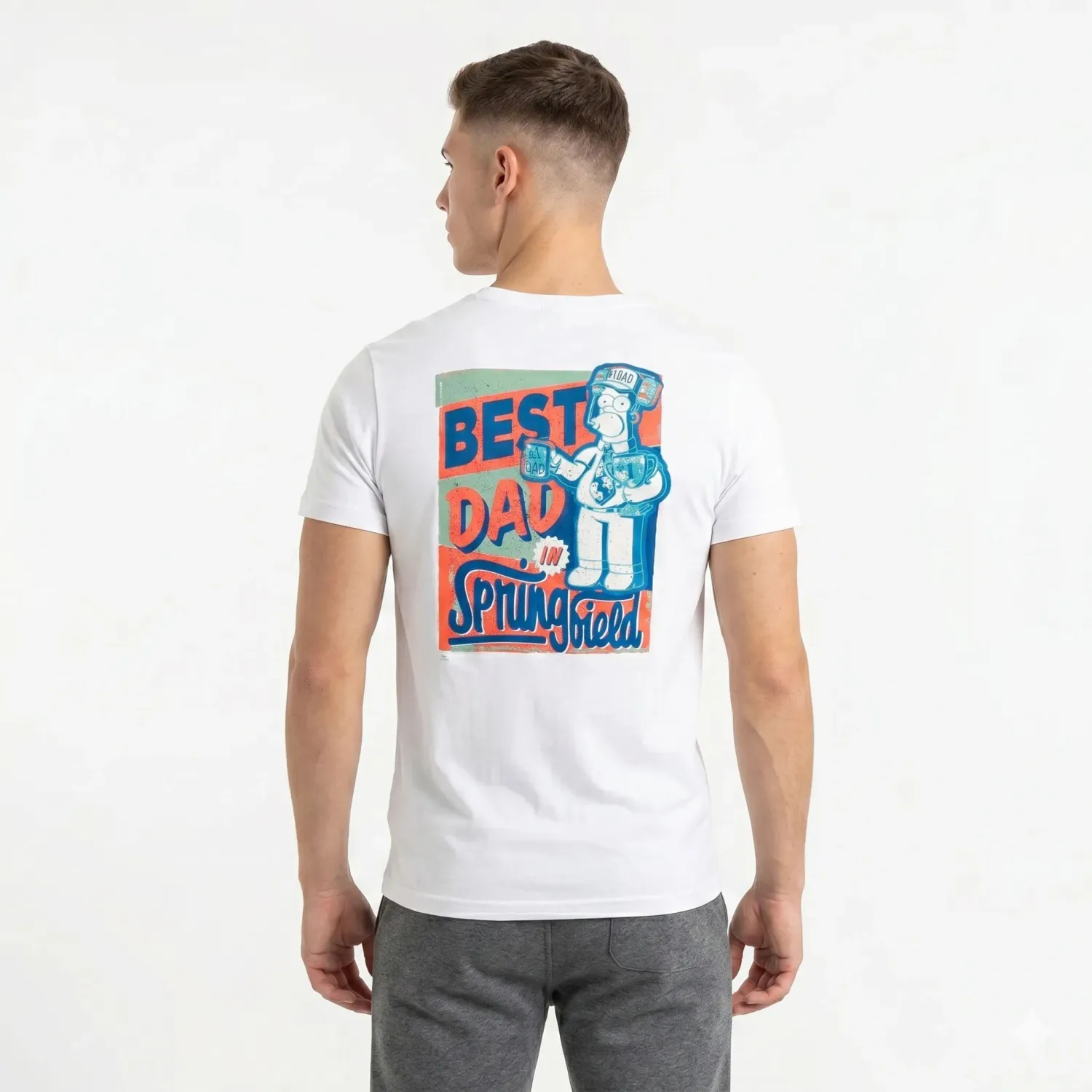 Polo Los Simpsons By Kayser Hombre The Simpsons color blanco | Platanitos