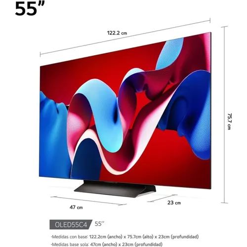 LG Televisor Lg Smart Tv 55pulg Oled Evo Ai 4k Uhd Oled55c4psa (2024)