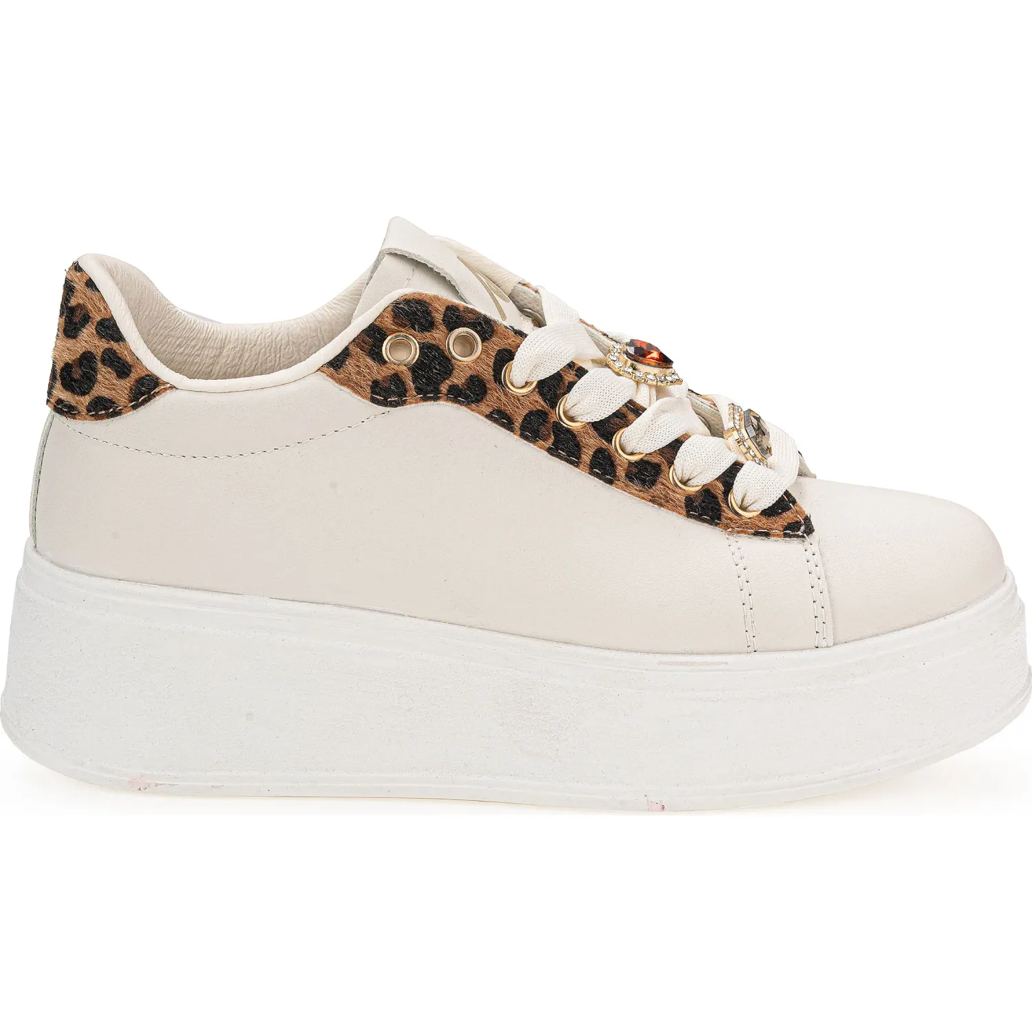 Zapatillas Ariana Urbanas Mujer Zjy01-25q2 color beige | Platanitos