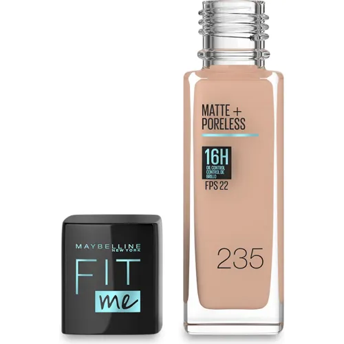 MAYBELLINE Base Liquida Fit Me Matte + Poreless 1.00 Fl Oz  30ml