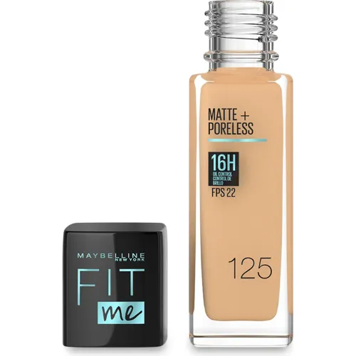 MAYBELLINE Base Liquida Fit Me Matte + Poreless 1.00 Fl Oz  30ml