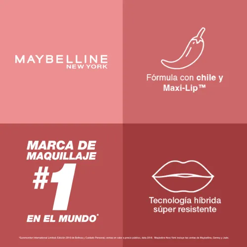 MAYBELLINE Brillo Labial Maybelline Lifter Gloss Plump 5.4 Ml