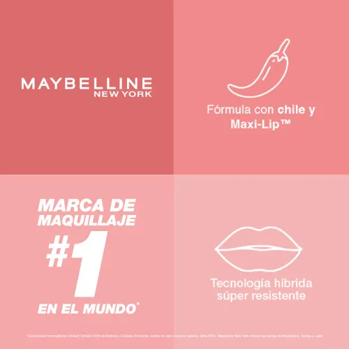 MAYBELLINE Brillo Labial Maybelline Lifter Gloss Plump 5.4 Ml