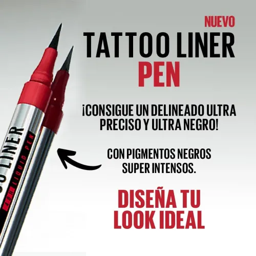 MAYBELLINE Delineador Líquido Maybelline Tattoo Liner 48 Hrs Liquid Pen