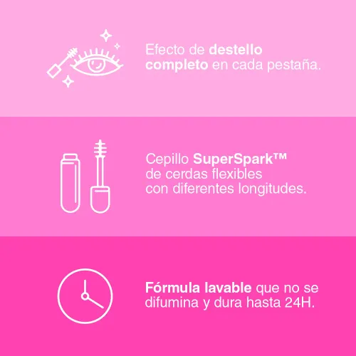 MAYBELLINE Máscara De Pestañas Maybelline Lash Sensational Firework Washable