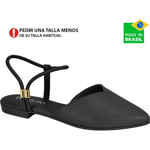BEIRA RIO Negro de Mujer modelo Ballerina Mujer Cy413 negros sintéticos mujer 2025062020572865596 Sintético Pvc
