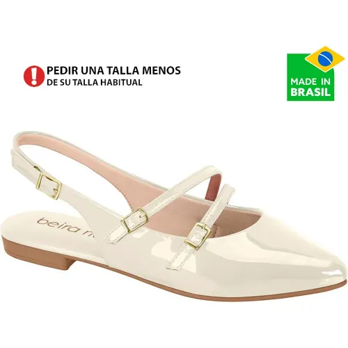 BEIRA RIO Blanco de Mujer modelo Ballerina Mujer Cy413 sintéticos mujer 2025062020572865680 Sintético Pvc