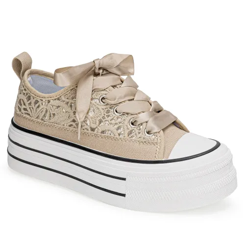 Just4u Beige de Mujer modelo Zapatilla Dama Z Bordi sintéticos mujer 2025070322095548379 Sintético Sintético