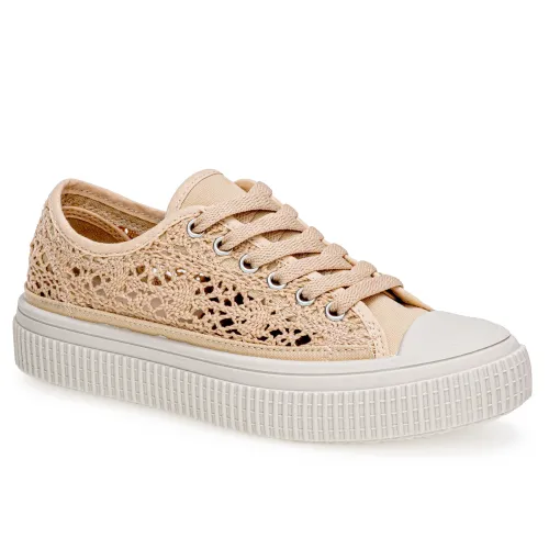 Just4u Beige de Mujer modelo Zapatilla Dama Z Leya beiges sintéticos mujer 2025070322095548397 Sintético Sintético