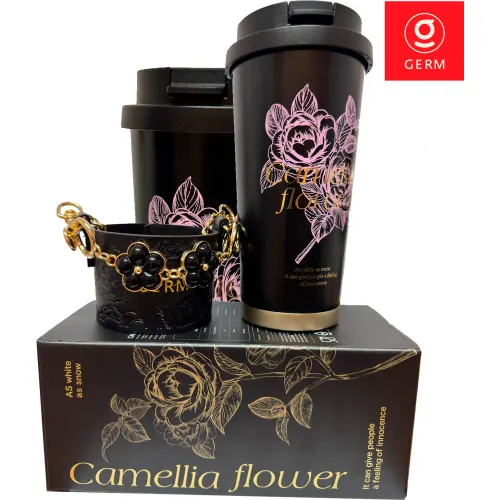 GERM Vaso Termico De Acero Inoxidable Camellia Flower - 500ml