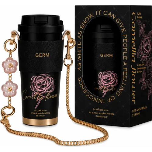 GERM Vaso Termico De Acero Inoxidable Camellia Flower - 500ml