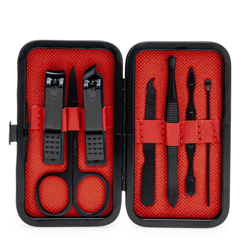 LIMONI Negro modelo Set De Manicura 7 Piezas + Estuche Conni negros 2025070815450329714  