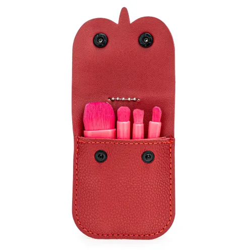 LIMONI Set De Brochas 4 Piezas + Estuche Owl