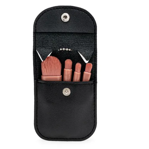 LIMONI Set De Brochas 4 Piezas + Estuche Blackcat