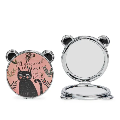LIMONI Rosado modelo Espejo De Bolsillo Cat rosados 2025070815450329777  