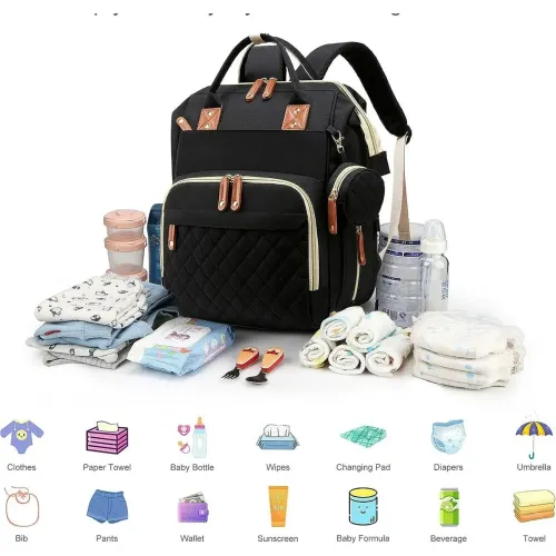 GENERICO Mochila Unisex Pañalera
