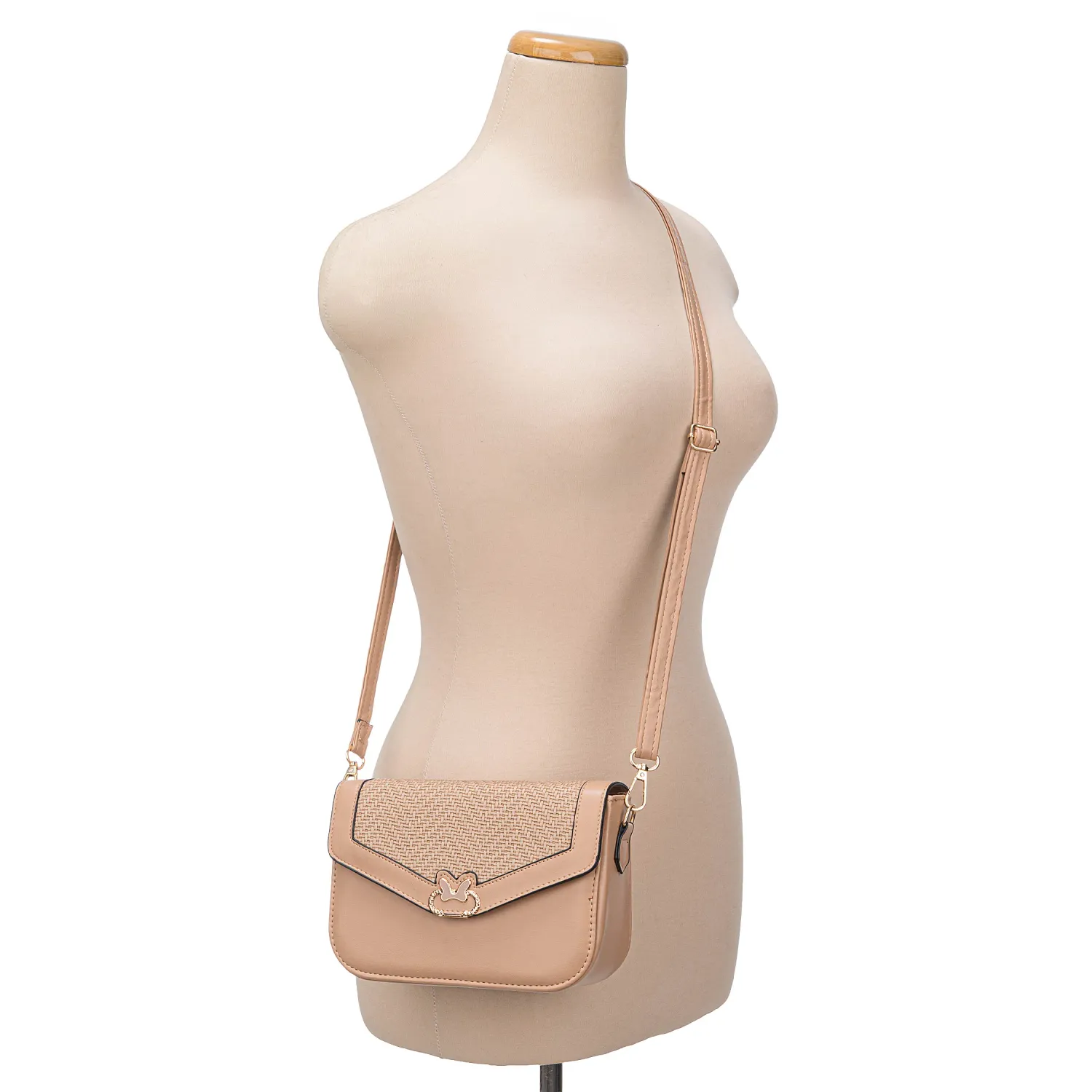 Cartera Limoni De Vestir Espaty color topo | Platanitos