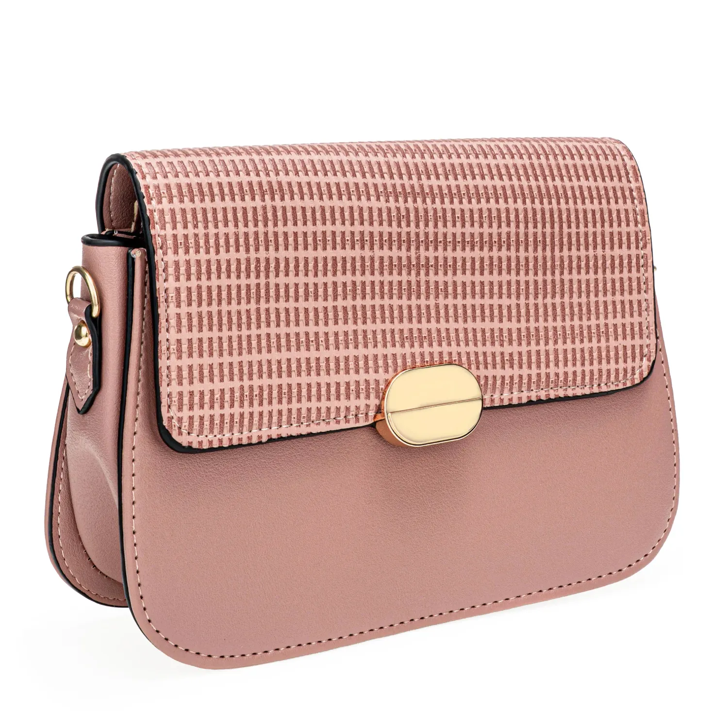 Cartera Limoni De Vestir Bucky color rosado | Platanitos
