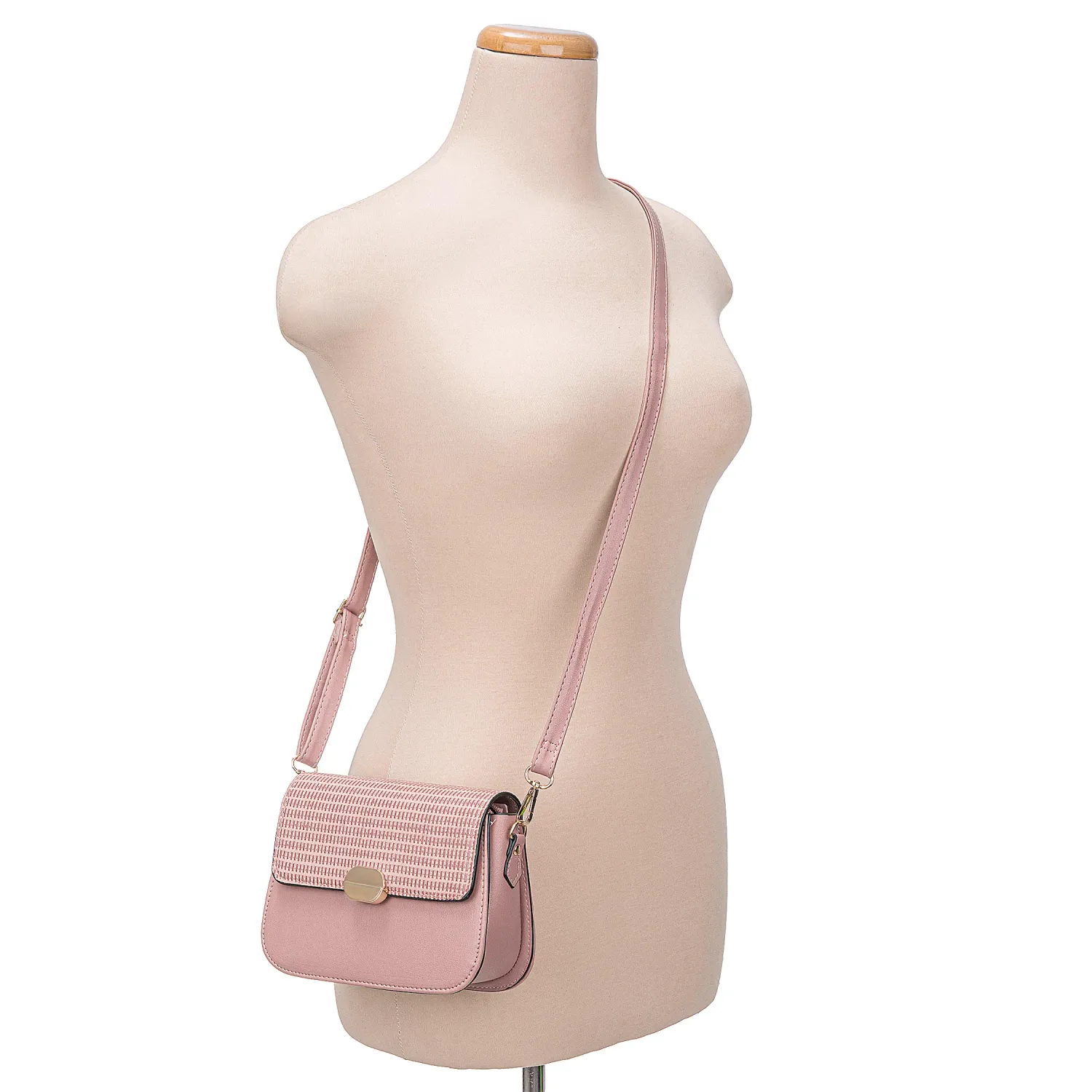 Cartera Limoni De Vestir Bucky color rosado | Platanitos