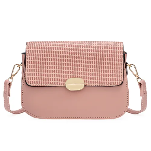 Cartera Limoni De Vestir Bucky color rosado | Platanitos