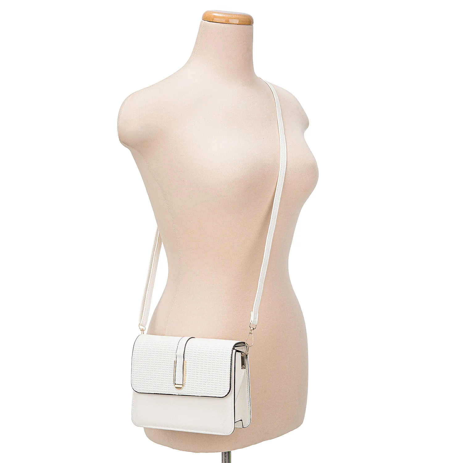 Cartera Limoni De Vestir Resy color blanco | Platanitos