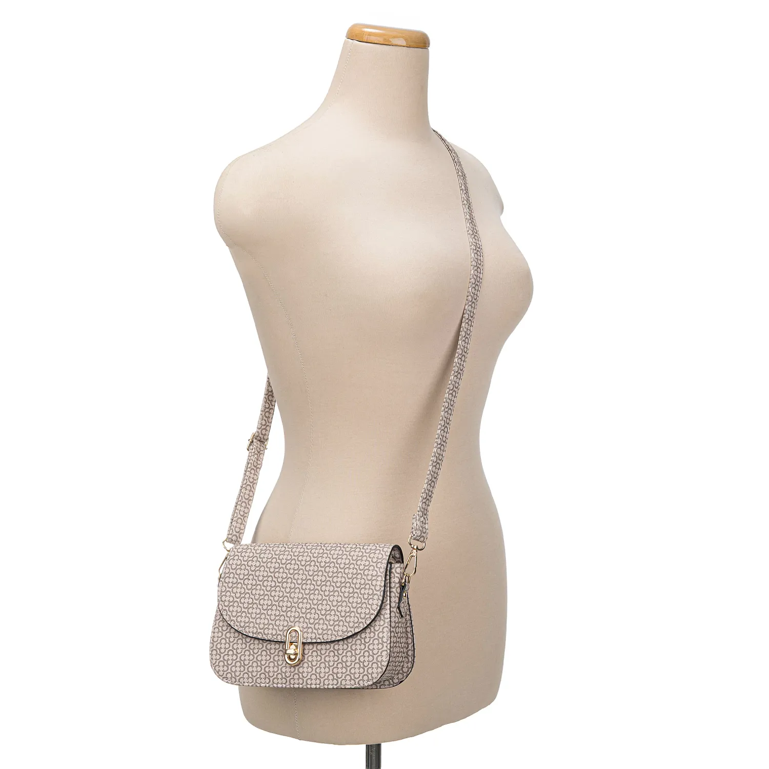 Cartera Limoni De Vestir Diny color beige | Platanitos