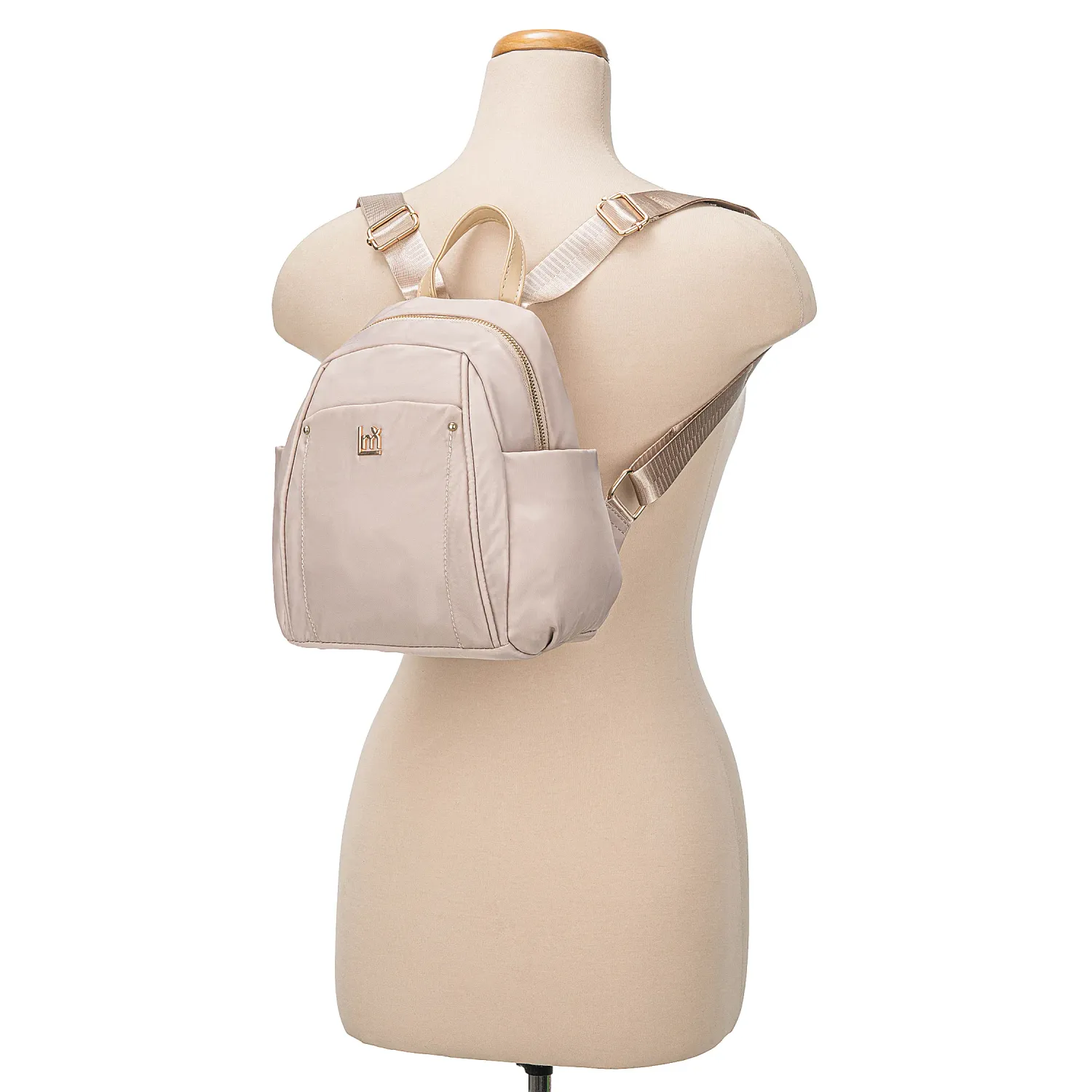 Mochila Limoni Dama Mochy color beige | Platanitos