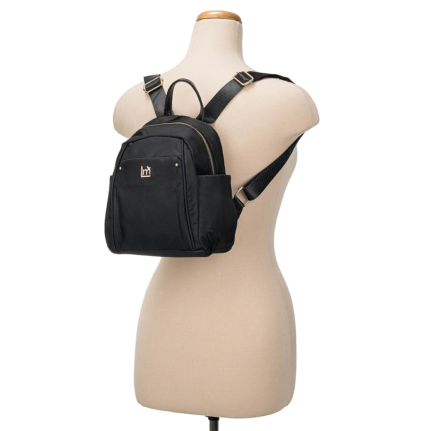 Mochila Limoni Dama Mochy color negro | Platanitos