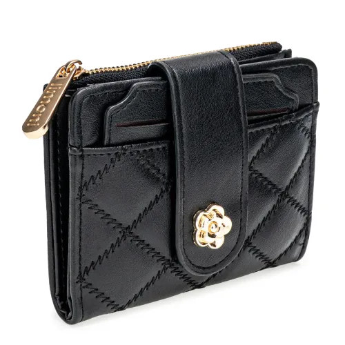 LIMONI Monedero Dama Rosix Neg