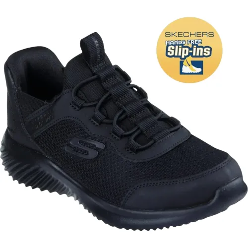 Skechers Negro de Niña / Niño modelo Zapatilla Urbana Niño Slip-Ins Bounder negros textiles niña 2025070922393322287 Textil Eva