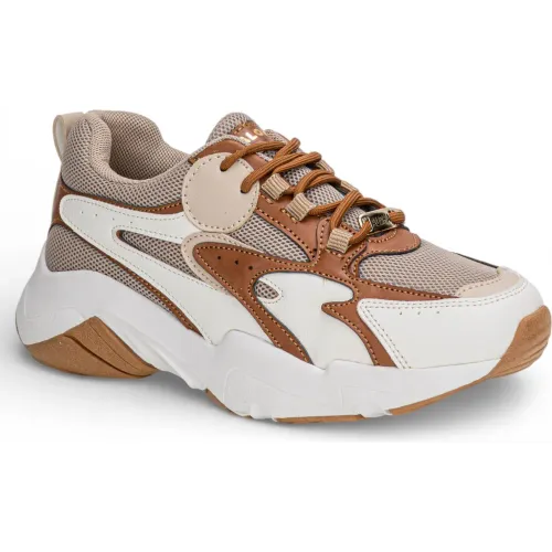 ALOHA STORE Marron de Mujer modelo Zapatillas Urbanas Mujer Raiz marrones blancos textiles mujer 2025071020402150220 Textil EXPANSO