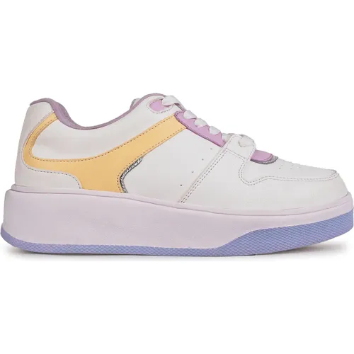 ALOHA STORE Blanco de Mujer modelo Zapatillas Urbanas Mujer Impulso blancos lilas textiles mujer 2025071020402150304 Textil EXPANSO