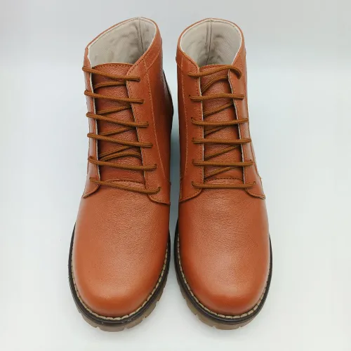 KAMINATA Botin Casual Mujer Cuero Trenza