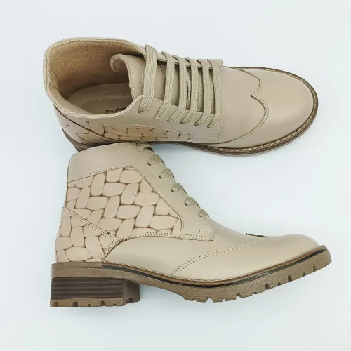 KAMINATA Botin Casual Mujer Cuero Andrea