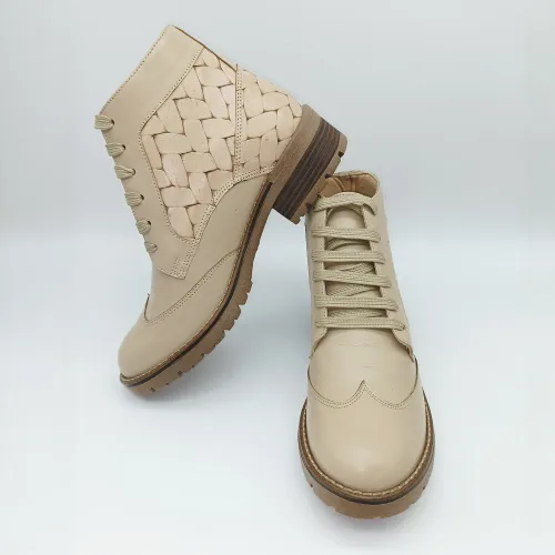 KAMINATA Botin Casual Mujer Cuero Andrea