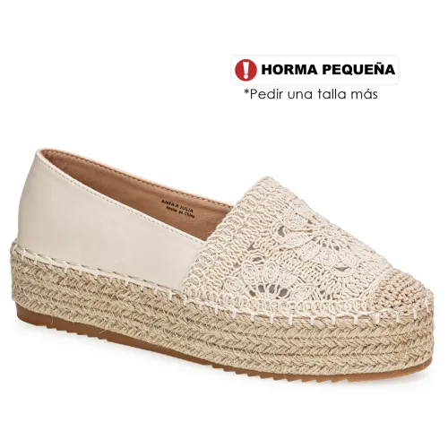 Platanitos Beige de Mujer modelo Alpargata Dama A Julia beiges textiles mujer 2025071422164579293 Textil Sintético